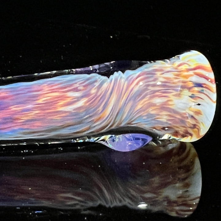 Thick Striking Purple Chillum Glass Pipe Chuck Glass