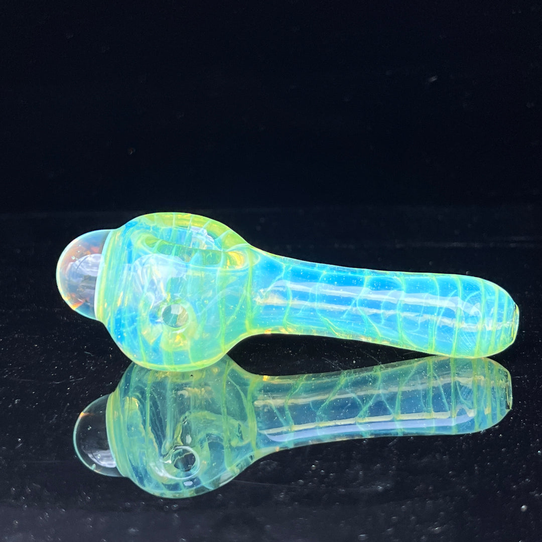 Sylme Green Coil Glass Pipe Glass Pipe Schutz Glass   