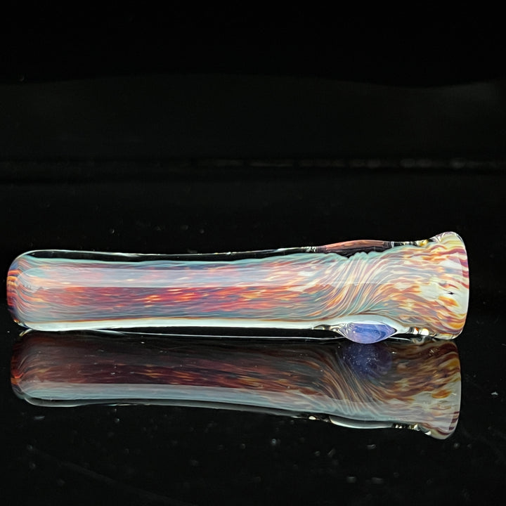 Thick Striking Purple Chillum Glass Pipe Chuck Glass