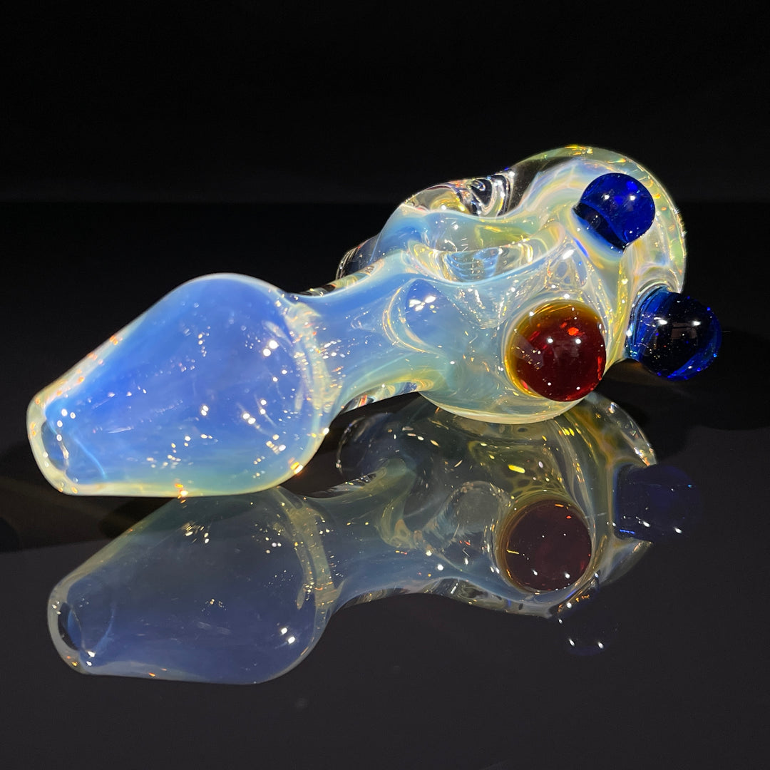 Fumed Honeycomb Spoon Glass Pipe Catfish Glass