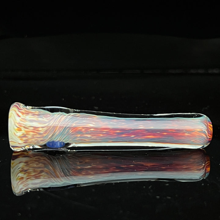 Thick Striking Purple Chillum Glass Pipe Chuck Glass