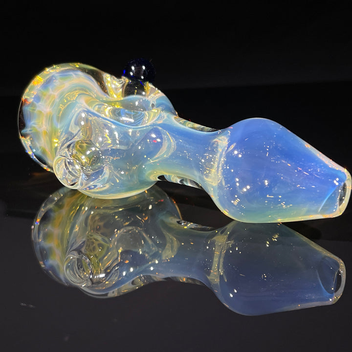 Fumed Honeycomb Spoon Glass Pipe Catfish Glass