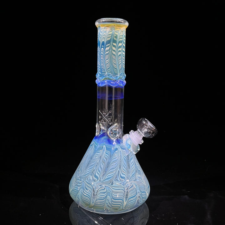 10.5" Color Rake Beaker Bong Glass Pipe Mary Jane's Glass   