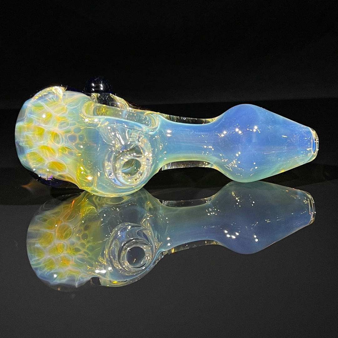 Fumed Honeycomb Spoon Glass Pipe Catfish Glass