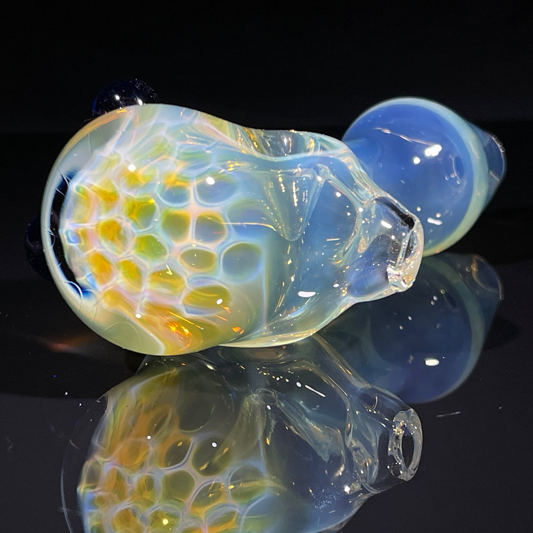 Fumed Honeycomb Spoon Glass Pipe Catfish Glass