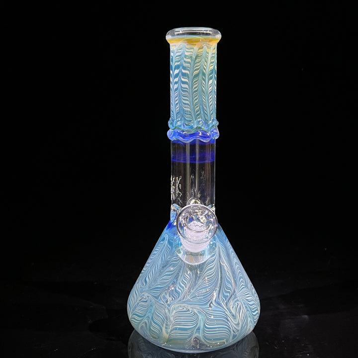 10.5" Color Rake Beaker Bong Glass Pipe Mary Jane's Glass   