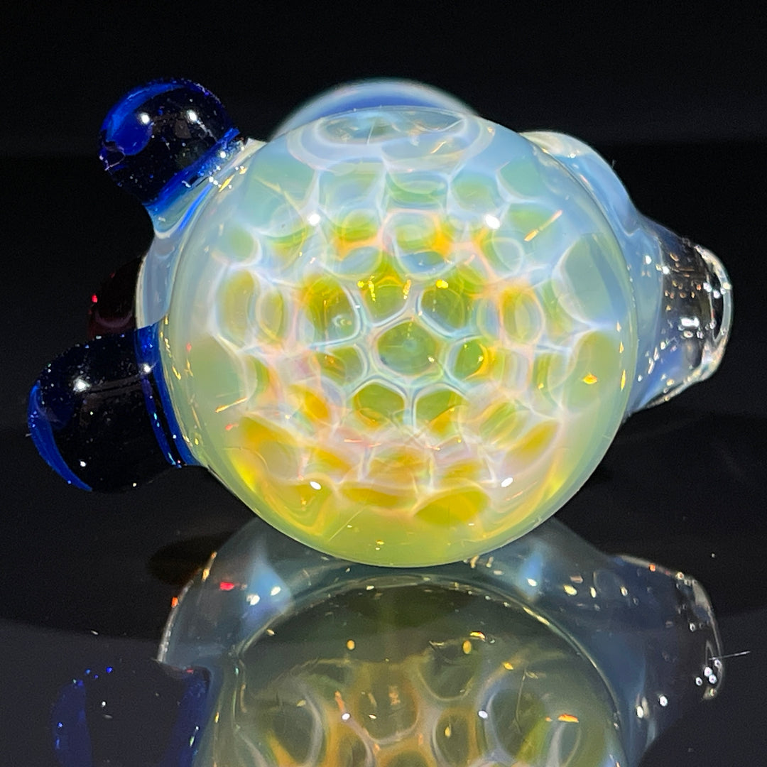 Fumed Honeycomb Spoon Glass Pipe Catfish Glass