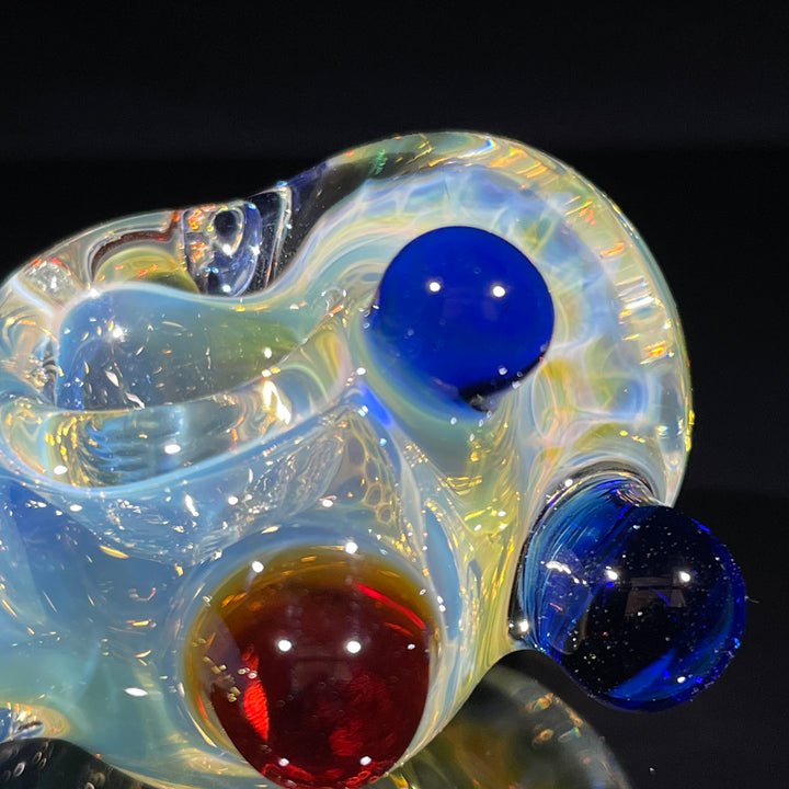 Fumed Honeycomb Spoon Glass Pipe Catfish Glass