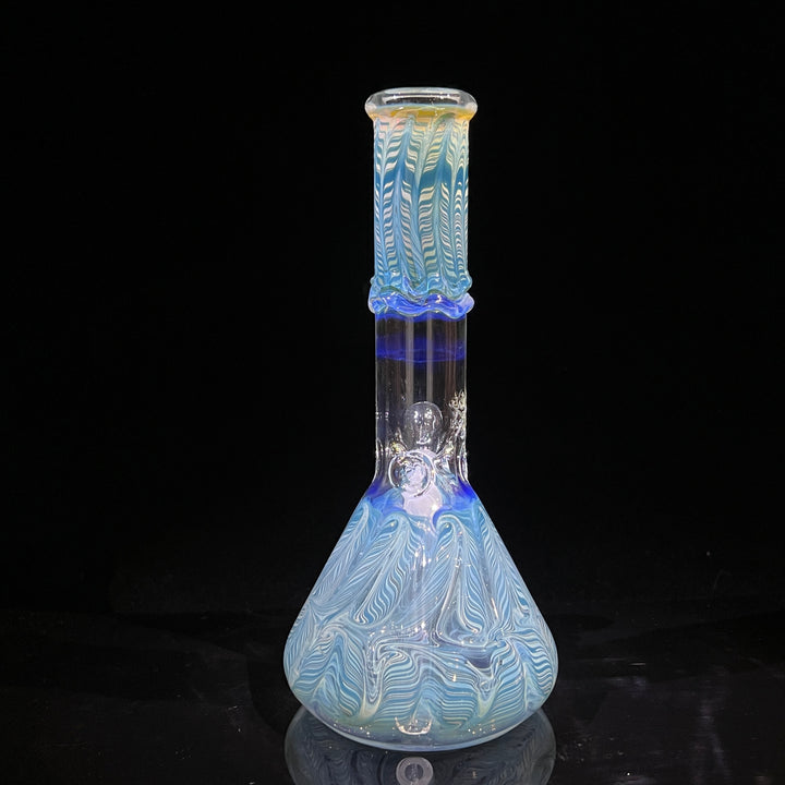 10.5" Color Rake Beaker Bong Glass Pipe Mary Jane's Glass   