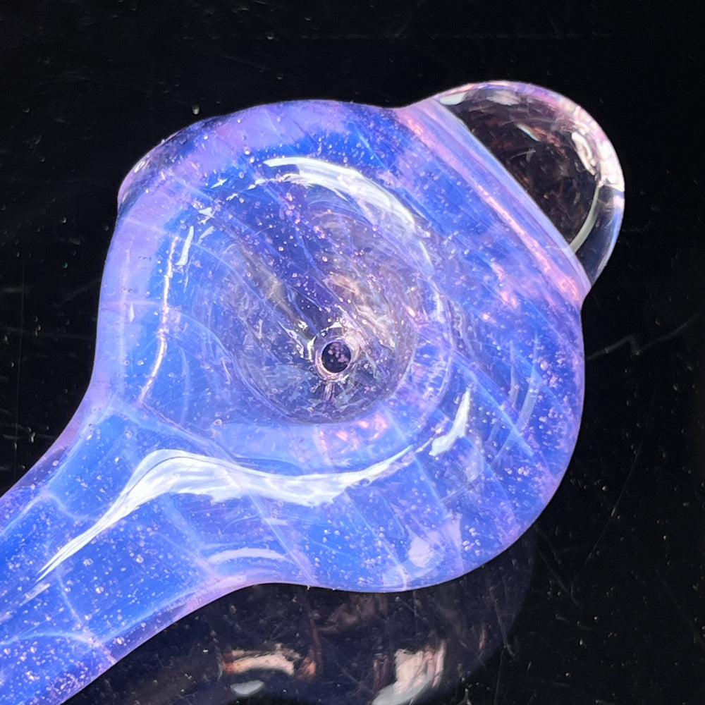 Purple Slyme Coil Glass Pipe Glass Pipe Schutz Glass   