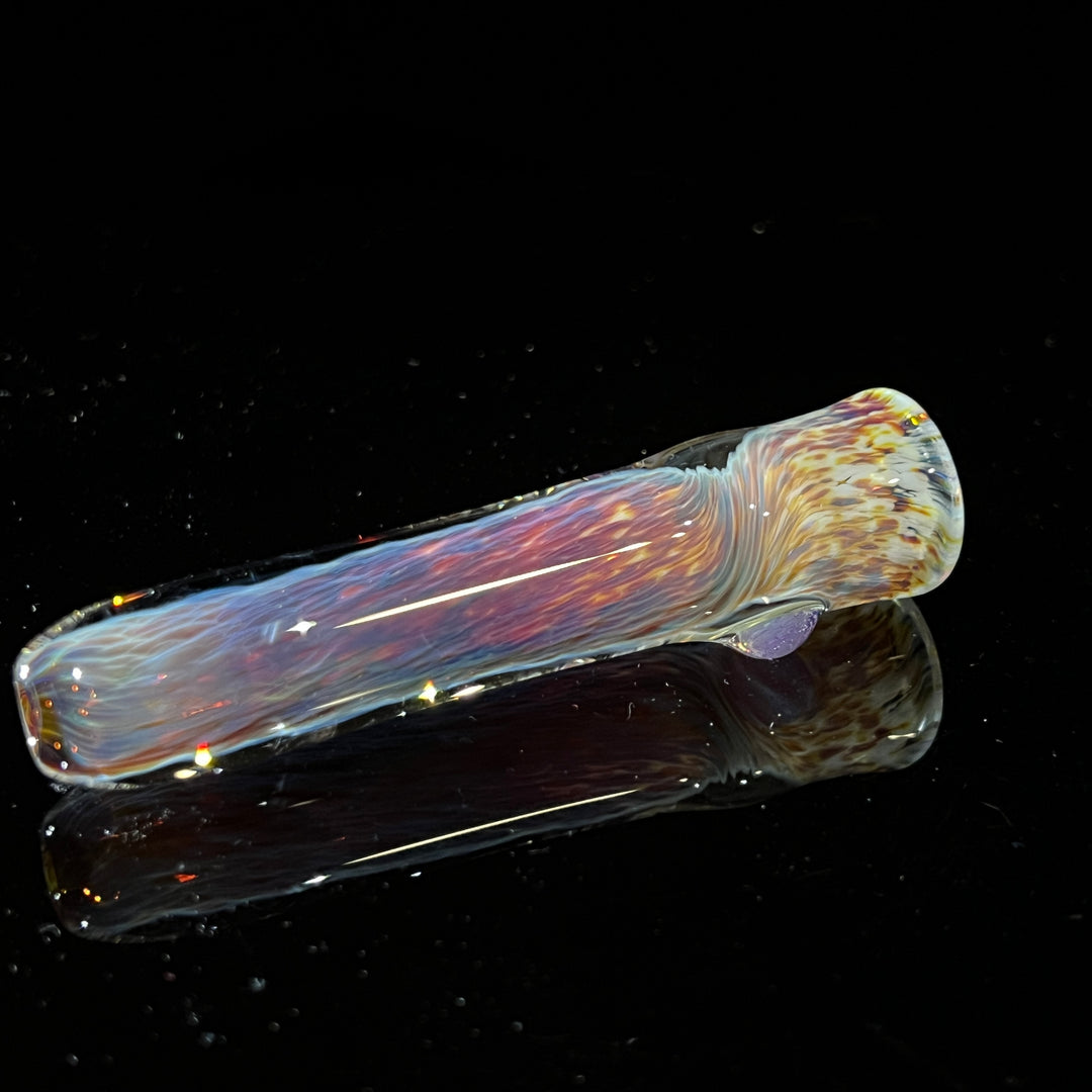 Thick Striking Purple Chillum Glass Pipe Chuck Glass