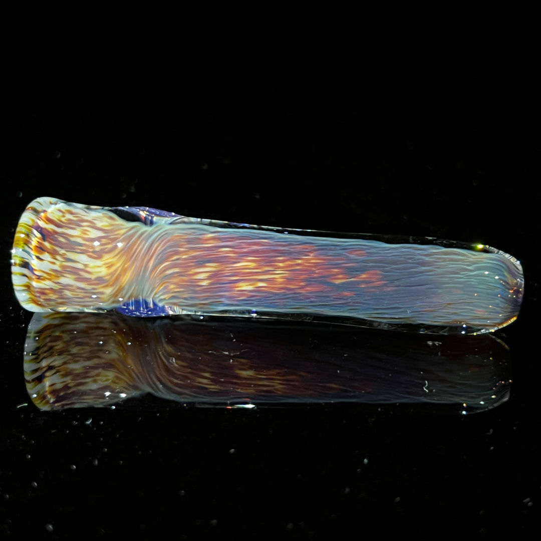 Thick Striking Purple Chillum Glass Pipe Chuck Glass