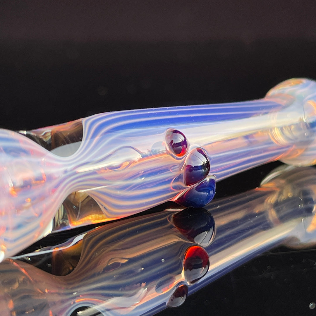 Comtrex Gold Fume Chillum 2 Glass Pipe Schutz Glass   