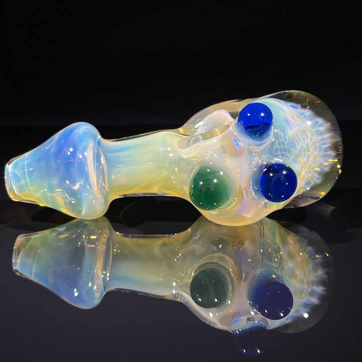 Fumed Honeycomb Spoon Glass Pipe Catfish Glass