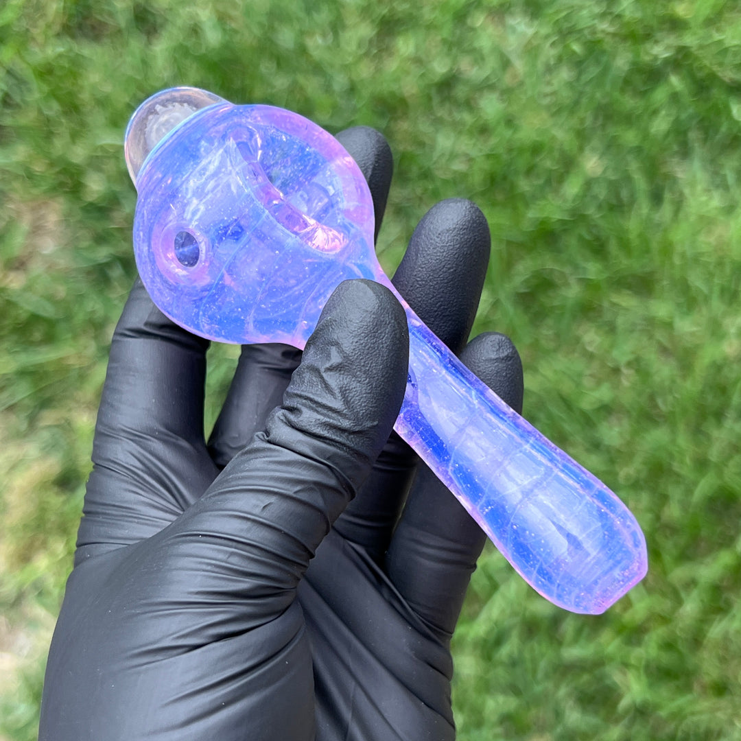 Purple Slyme Coil Glass Pipe Glass Pipe Schutz Glass   