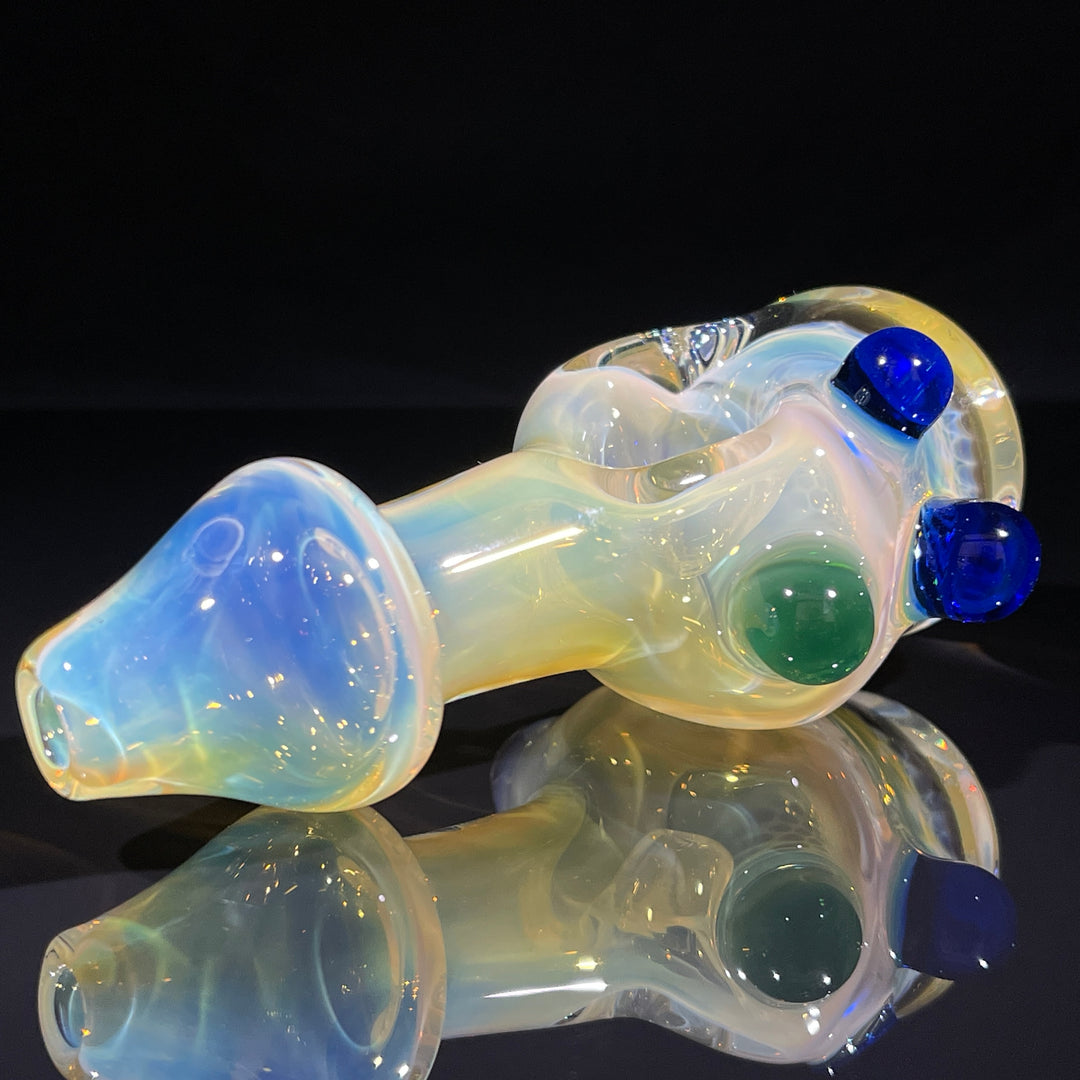 Fumed Honeycomb Spoon Glass Pipe Catfish Glass