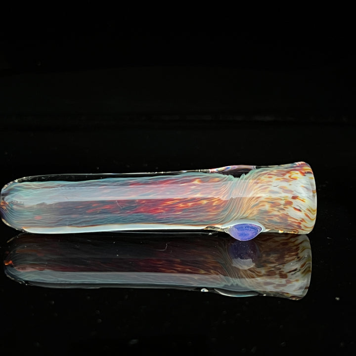 Thick Striking Purple Chillum Glass Pipe Chuck Glass