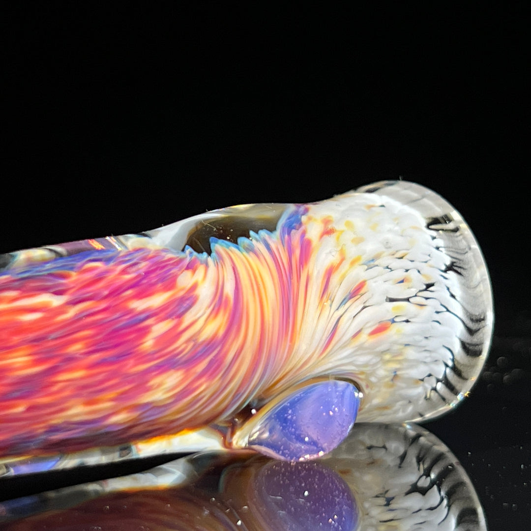 Thick Striking Purple Chillum & Case Combo Glass Pipe Chuck Glass