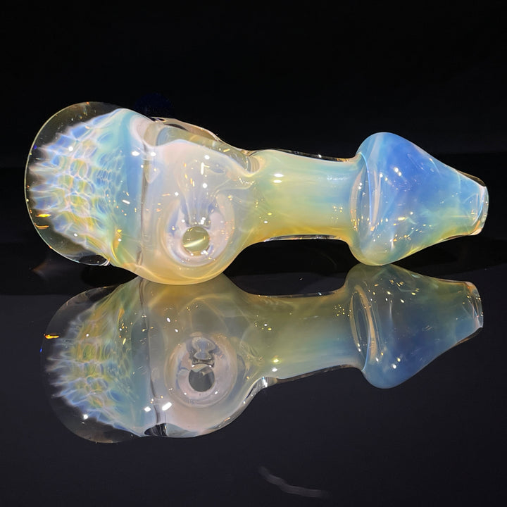 Fumed Honeycomb Spoon Glass Pipe Catfish Glass