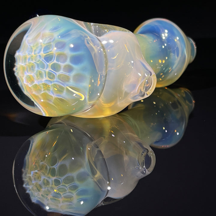 Fumed Honeycomb Spoon Glass Pipe Catfish Glass