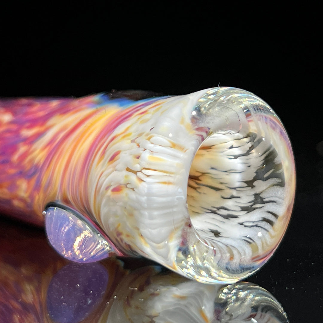 Thick Striking Purple Chillum & Case Combo Glass Pipe Chuck Glass