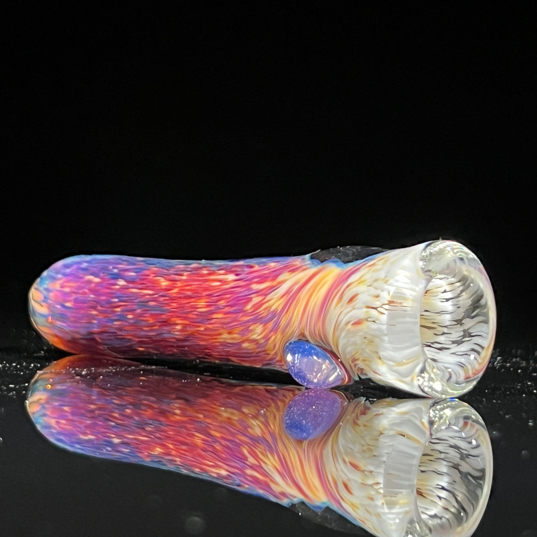 Thick Striking Purple Chillum & Case Combo Glass Pipe Chuck Glass