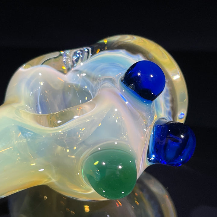 Fumed Honeycomb Spoon Glass Pipe Catfish Glass