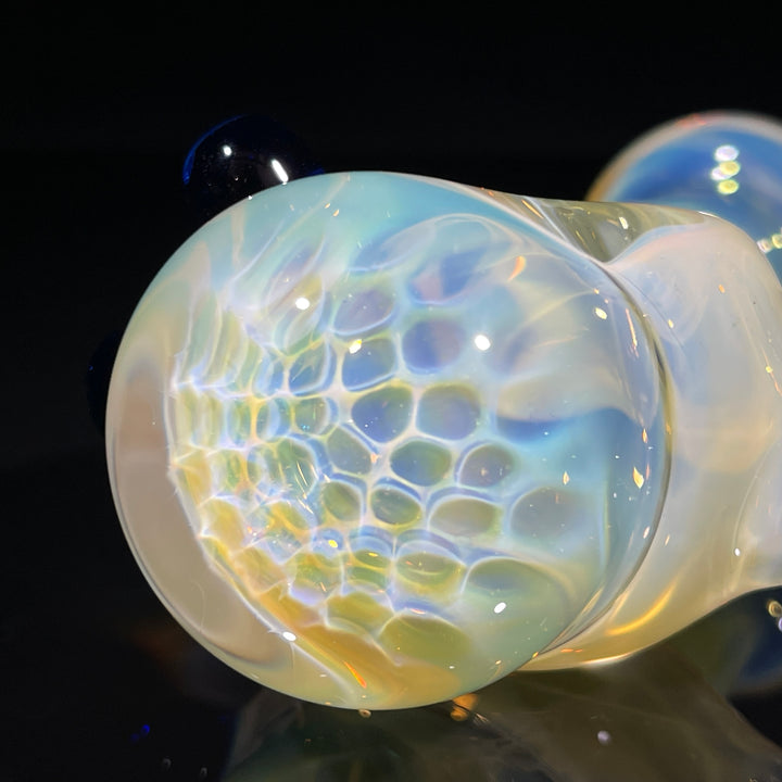 Fumed Honeycomb Spoon Glass Pipe Catfish Glass