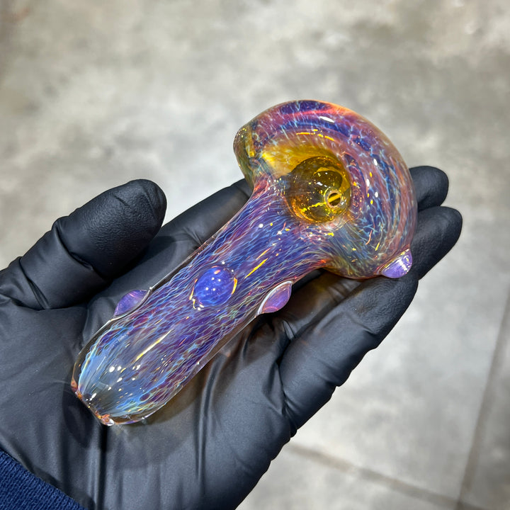 Thick Purple Pipe Glass Pipe Chuck Glass   