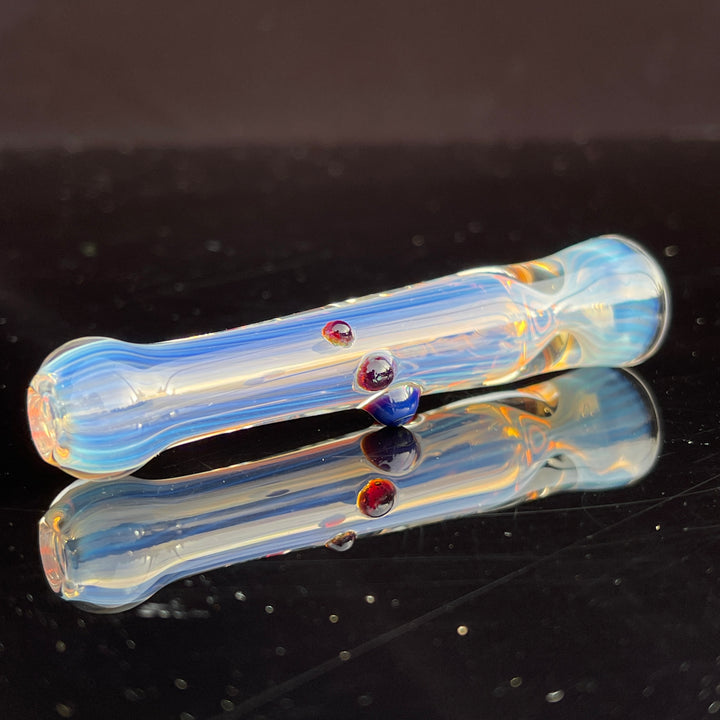 Comtrex Gold Fume Chillum 3 Glass Pipe Schutz Glass   