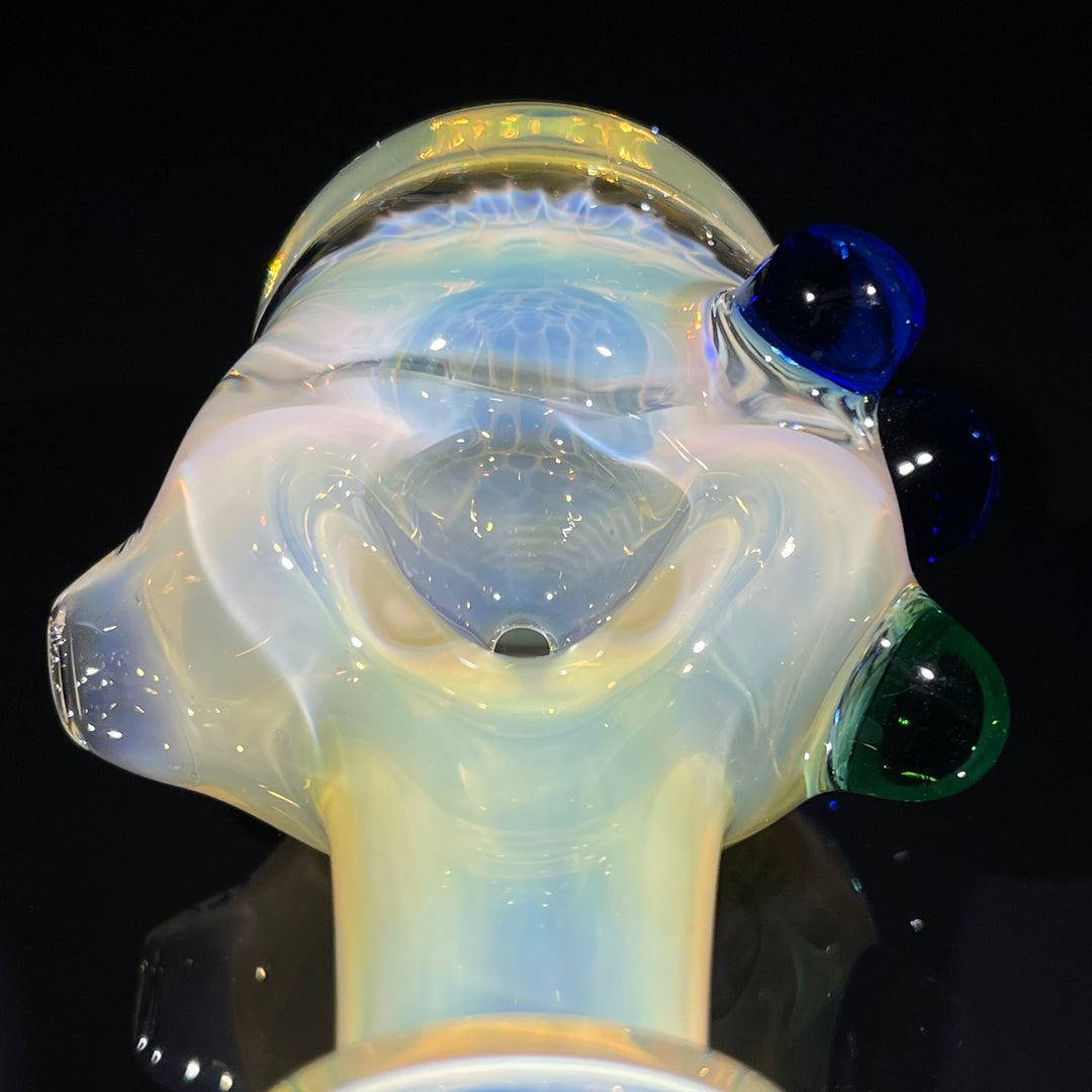 Fumed Honeycomb Spoon Glass Pipe Catfish Glass