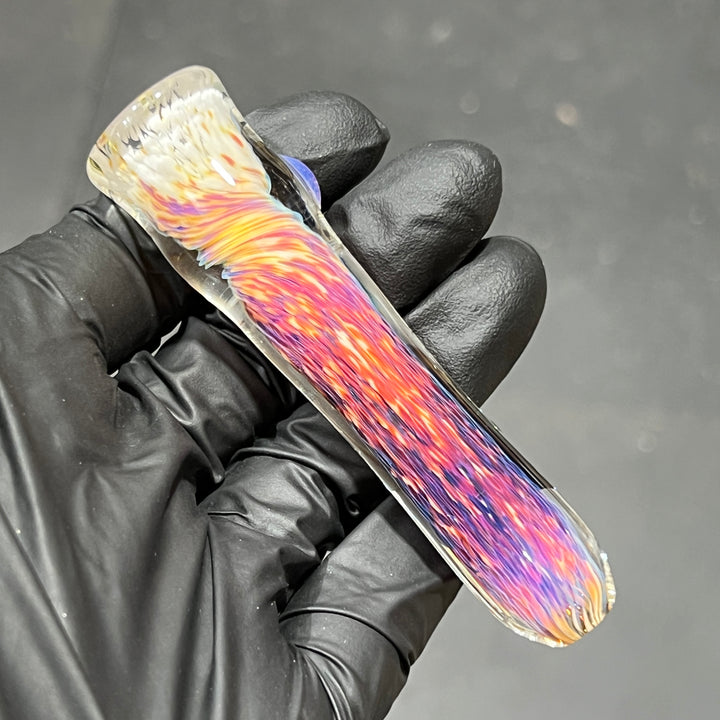 Thick Striking Purple Chillum & Case Combo Glass Pipe Chuck Glass