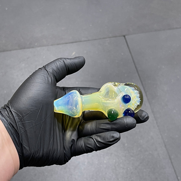 Fumed Honeycomb Spoon Glass Pipe Catfish Glass