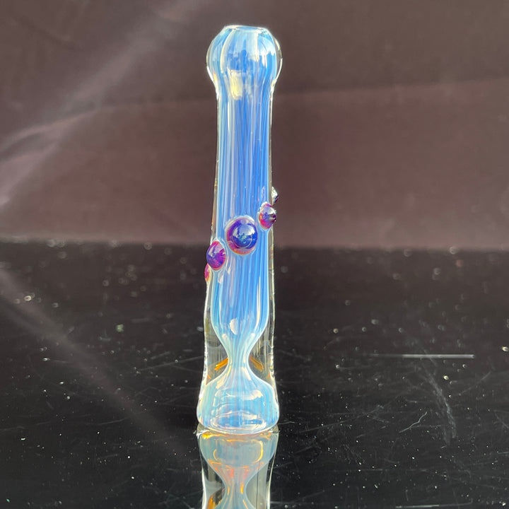 Comtrex Gold Fume Chillum 3 Glass Pipe Schutz Glass   