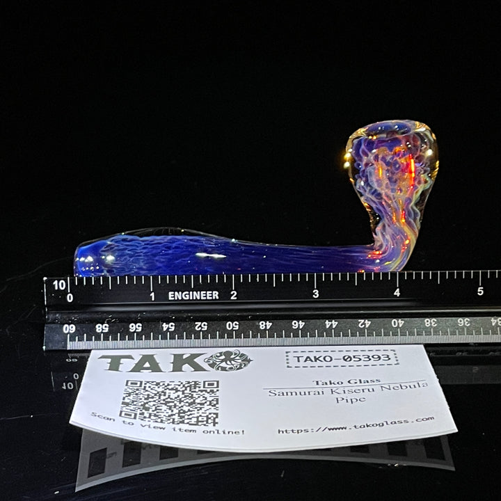 Samurai Kiseru Nebula Pipe Glass Pipe Tako Glass   