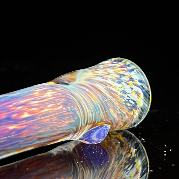 Thick Striking Purple Pipe & Chillum Combo Glass Pipe Chuck Glass