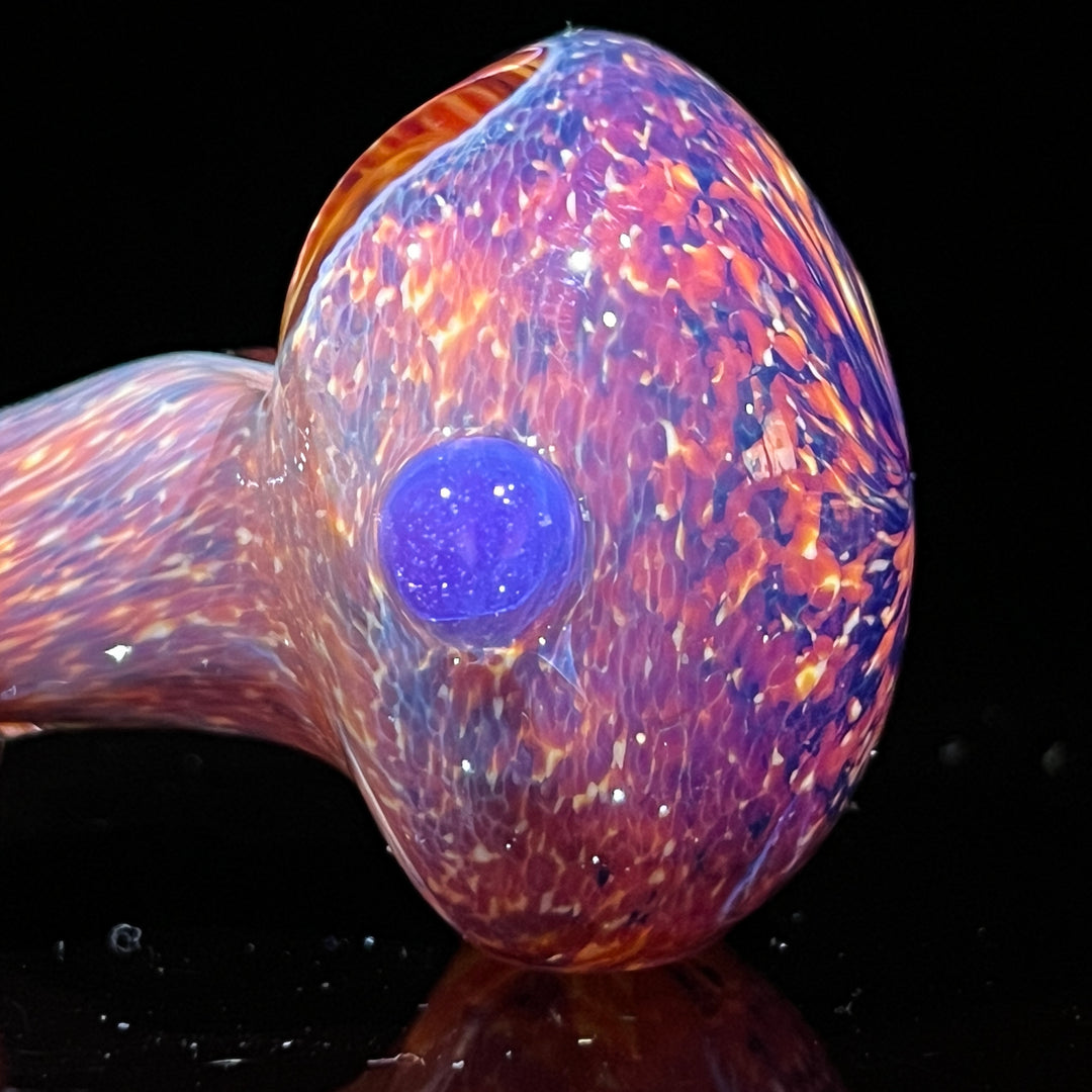 Thick Striking Purple Pipe & Chillum Combo Glass Pipe Chuck Glass