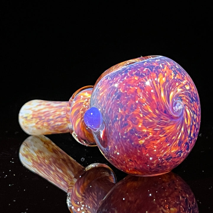 Thick Striking Purple Pipe & Chillum Combo Glass Pipe Chuck Glass