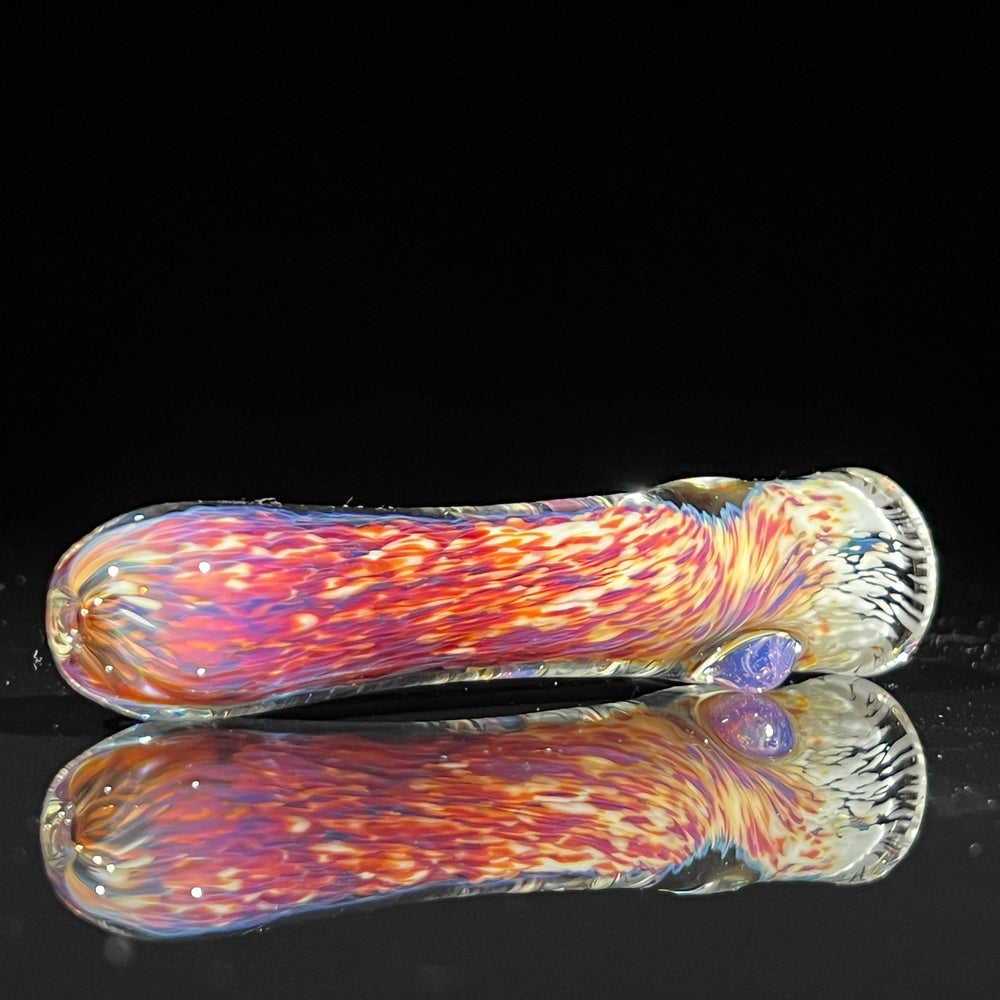 Thick Striking Purple Chillum & Case Combo Glass Pipe Chuck Glass