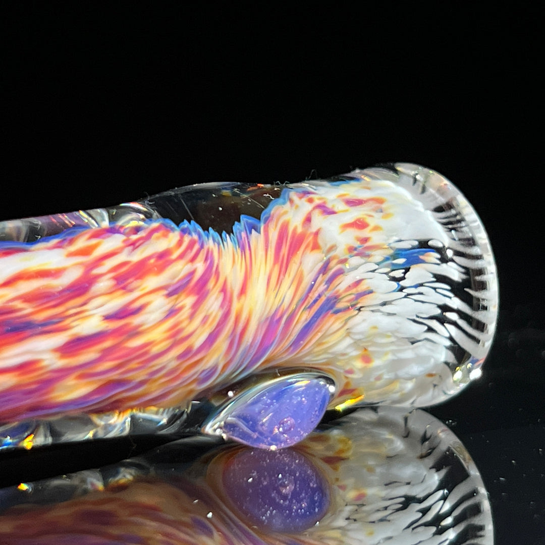 Thick Striking Purple Chillum & Case Combo Glass Pipe Chuck Glass