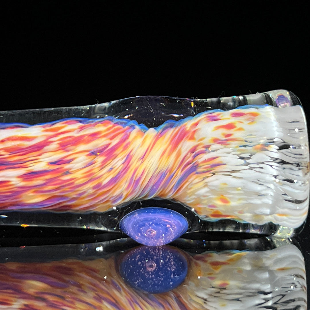 Thick Striking Purple Chillum & Case Combo Glass Pipe Chuck Glass