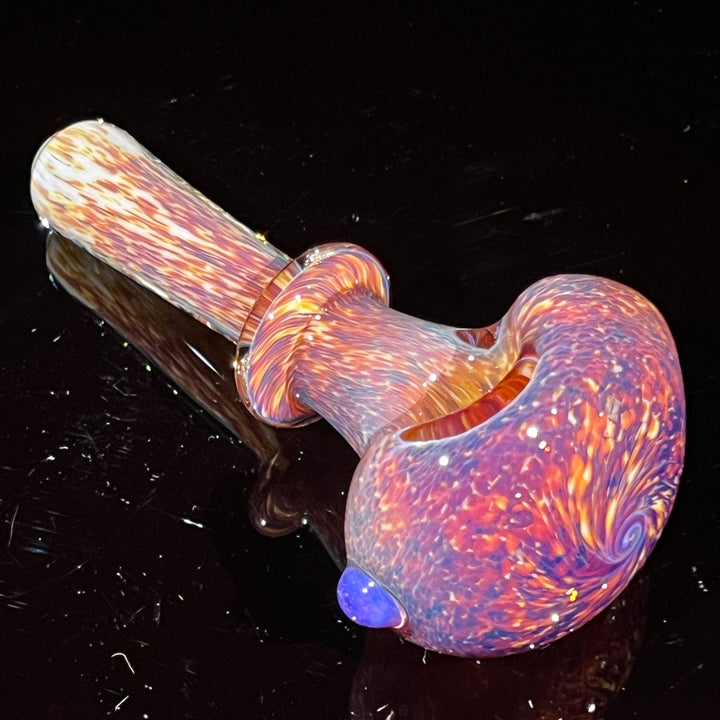 Thick Striking Purple Pipe & Chillum Combo Glass Pipe Chuck Glass