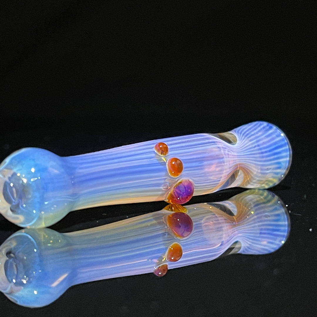 Comtrex Gold Fume Chillum 4 Glass Pipe Schutz Glass   