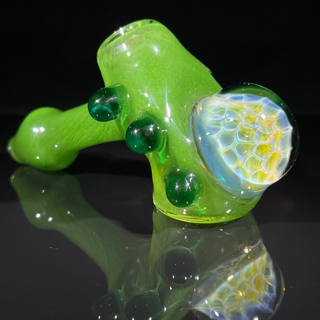 Frit Honeycomb Hammer Glass Pipe Catfish Glass