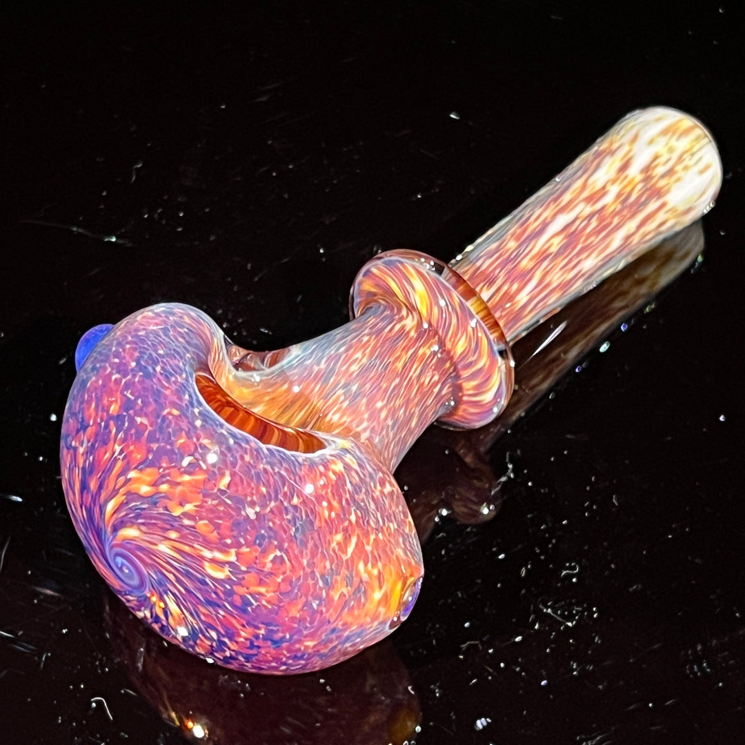 Thick Striking Purple Pipe & Chillum Combo Glass Pipe Chuck Glass