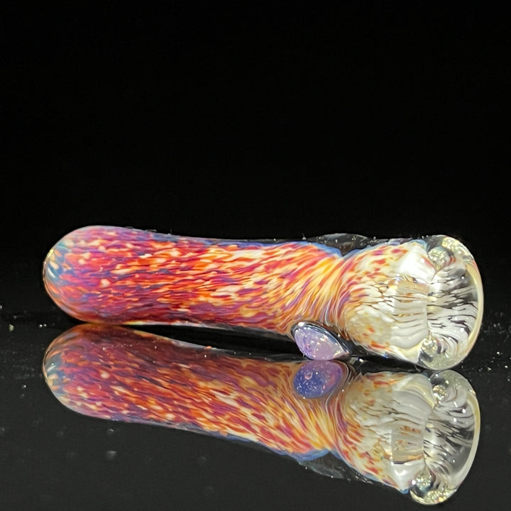 Thick Striking Purple Chillum & Case Combo Glass Pipe Chuck Glass