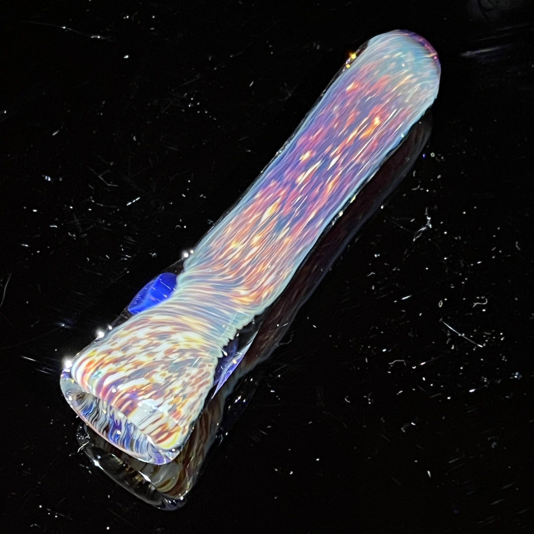 Thick Striking Purple Pipe & Chillum Combo Glass Pipe Chuck Glass