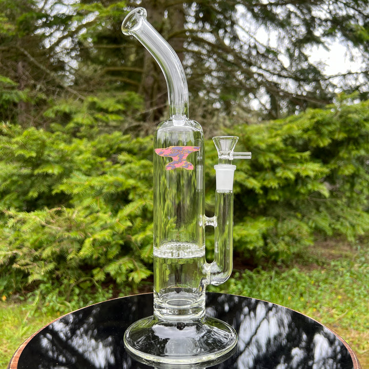 Solid Glass 12" Hurricane Bubbler Glass Pipe Solid Glass   