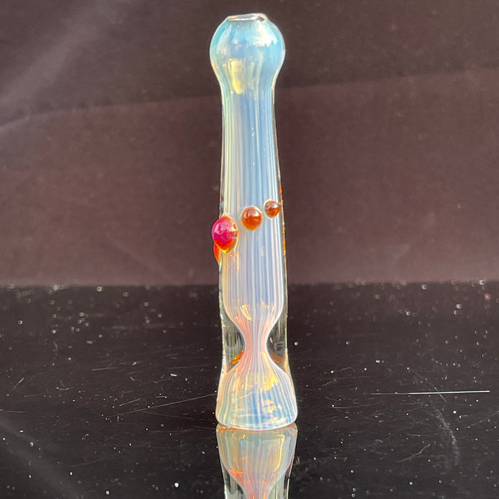 Comtrex Gold Fume Chillum 4 Glass Pipe Schutz Glass   