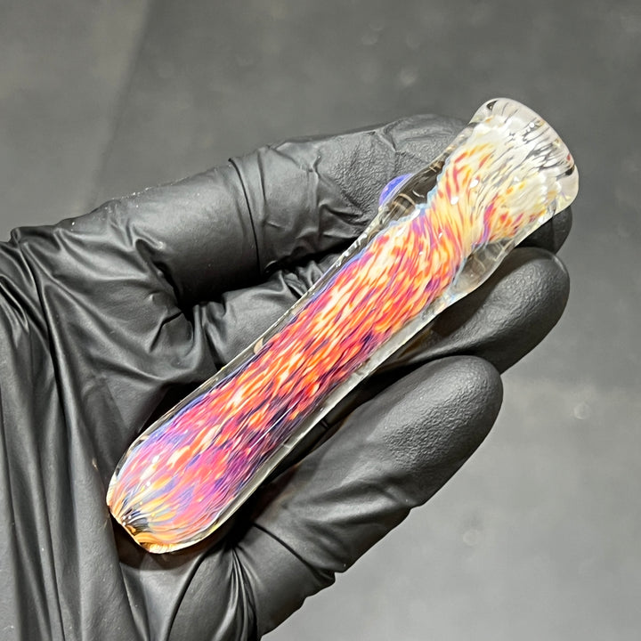 Thick Striking Purple Chillum & Case Combo Glass Pipe Chuck Glass